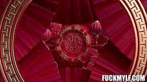 Stepson fingers and slams MILF hard for her big debut show