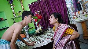 Desi Housewife in Rough Hardcore with Servant - Full Action?