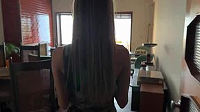 i dropped my glasses and let that guy fuck me hard with his monster cock