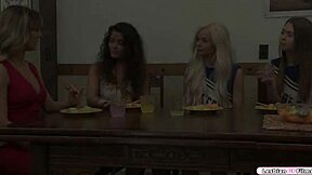 Busty Milf Savors Licking Hot Teacher's Soaked Slit