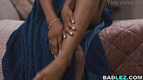 Ever seen a virgin ebony teen tribbing with Asian bestie?