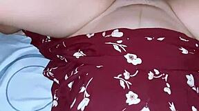 Skinny Asian Teen's Neighbor Orgasm