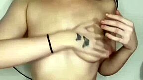 Horny british slut plays naughty solo!