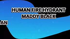 Maddy Black's big tits bounce while riding cock