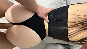 She Cures His Depression With Intense Doggystyle Sex And Blowjob.