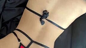 Hey, check out this 18yo latina slut fucking backstage in lingerie! 😏