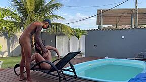 Fingering petite 18+ brazilian babe's ass and pussy!