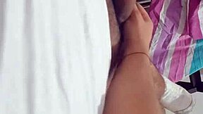 Watch This Young Amateur Stroke Neighbor's Cock Alone At Home!