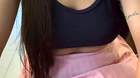 wife enjoys a night at the hotel with a friend, filming their intimate moments together