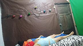 Ghost Fucks Couple On Stigmatized Bed Haunted By Alien Beings In Exclusive Homemade Fantasy!