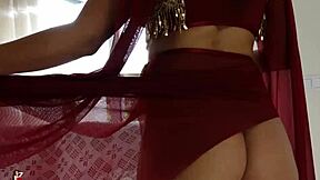 arabic girl craves two fists stretching her huge gaping ass