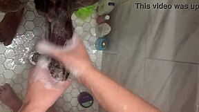 Curious Teen Cleans Stepbrother's Monster Cock to Double Finish