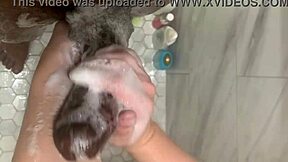 Curious Teen Cleans Stepbrother's Monster Cock to Double Finish