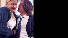 I fucked my best friend's petite blonde sister deepthroat style.