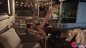 Petite Viper Vixen Gagged on Jamie Knox Big Black Cock