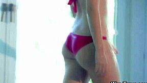 Petite Hottie Masturbates Solo