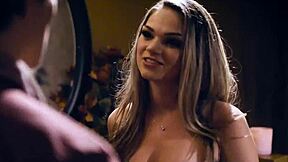 brunette girlfriend has sneaky sex with boyfriend 😈