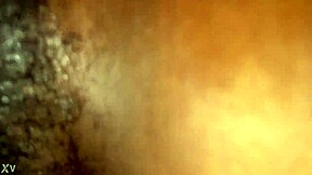 Hey, check this unaware ebony creampie