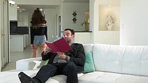 Isabel's tight hole stretches wide as Alex rams his huge cock deep inside