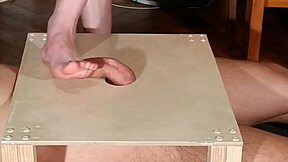 Hungarian domina stomps cock with bare feet in HD.