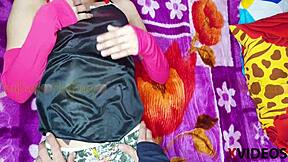 18yo Indian teen enjoys homemade POV moments.