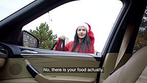 In a homemade scene, petite african teen 18+ gets her tight pussy pounded by hung white producer while moaning deeply