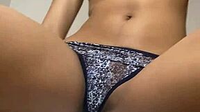 Tight Horny Latina Masturbates To Intense Orgasm!