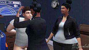 two mistresses use toys to submit young boyfriend in femdom session 😈