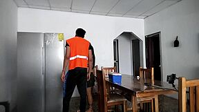 Hot latina spreads legs and shakes ass for neighbors