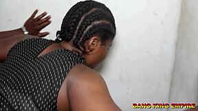 i begged for hardcore after washing motorcycle. he slammed me with big black cock!