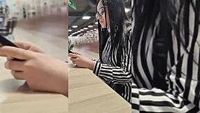 เจอเอสเตฟานีที่ห้างแล้วเธอโดนงอให้ฉัน