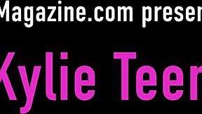 Kylie Teen's Pussy Loosens After Hardcore Dildo Teasing!