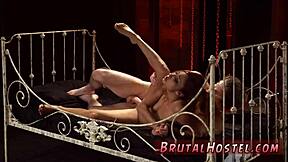 extreme self-fisting session with tiny 18+ jade jantzen in distress