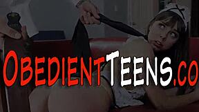 Kinky Teen 18+ Rides Huge Dong With Wild Energy