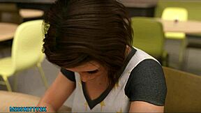 first anal for petite 18+ teen with big boobs and hot milf in amateur massage session.