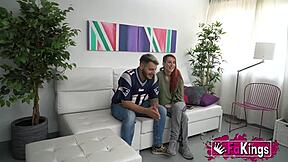 redhead teen piikara and boyfriend have fun