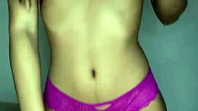 hot amateur girl bends over for orgasm