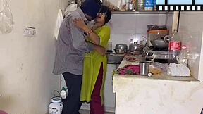 Husband Surprises Wife In Kitchen Fuck