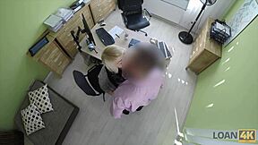 Loan4k agent bangs tight pussy and approves loan 😏