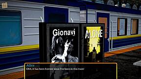 In My New Family, a Teen Redhead Plays a Game with Big Tits