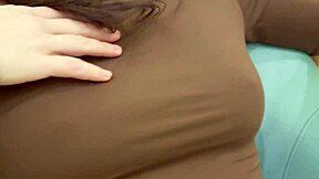 teen babe does poses for sugar daddy after yoga workout