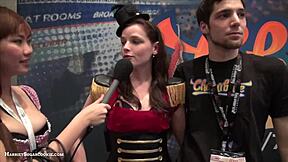 Fionnaandjimmy Show Big Tits on Chaturbate at AE Expo