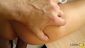 Loan4k agent bangs tight pussy and approves loan 😏