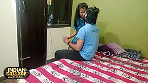 Does this juicy skinny desi girlfriend want the hunk's cock?