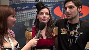 Fionnaandjimmy Show Big Tits on Chaturbate at AE Expo