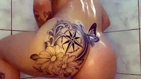 Wow, watch her dance then play under the shower!