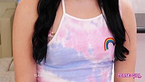 teen brunette shines in this amazing casting interview video