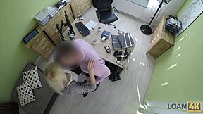 Loan4k agent bangs tight pussy and approves loan 😏