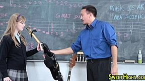 Hey, watch this coed suck dick and finger in uniform for facial finish!