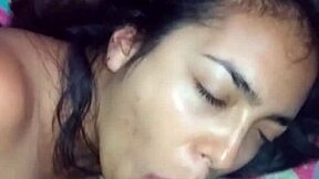 She sucks it while we watch series